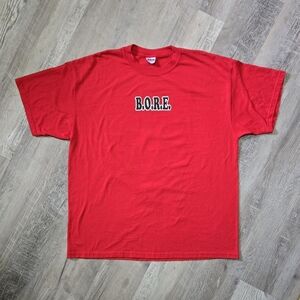 BORE Jackpot 200 Event T-Shirt Men's Size XL Red Short Sleeve